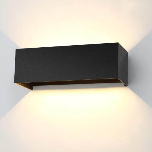 30W Applique Murale Exterieur Led, 3000K Applique Murale Intérieure Noir, Éclairage Extérieur Réglable de Façade en Aluminium, Ip65 étanche pour Escalier Salon Chambre