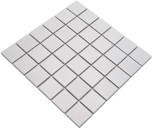 Carrelage mosaïque en céramique blanc antidérapant pour sol, mur, salle de bain, WC, douche, cuisine, revêtement de comptoir, revêtement de baignoire en mosaïque