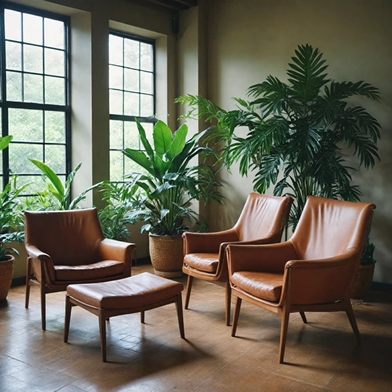 L'élégance intemporelle des chaises en cuir