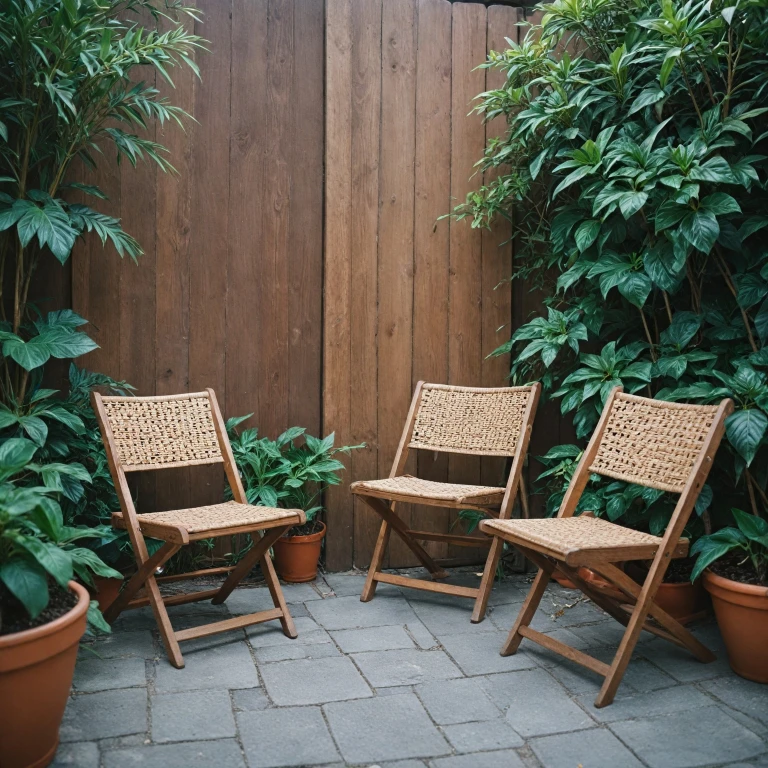 L'art des chaises pliantes : élégance et fonctionnalité