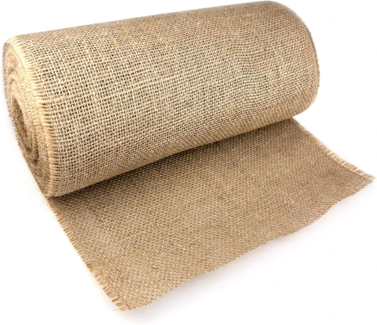 Nutabevr 30cmx10m Chemin de Table Toile de Jute, Vintage de Chemin de Lavable Table Jute, Chemin de Table Aspect Lin Naturel, Décorations de Table, pour Travaux Manuels, Mariage, fête, Festival