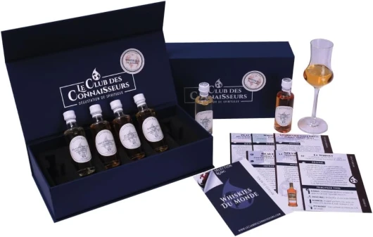 Coffret Dégustation Whisky Du Monde 6 x 40ml - En Solo Ou En Duo - Le Club Des Connaisseurs - Cadeau Homme