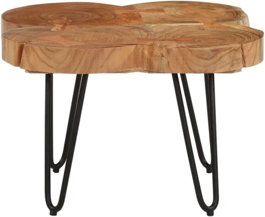 Table basse 36 cm 4 troncs en bois massif d'acacia 353301