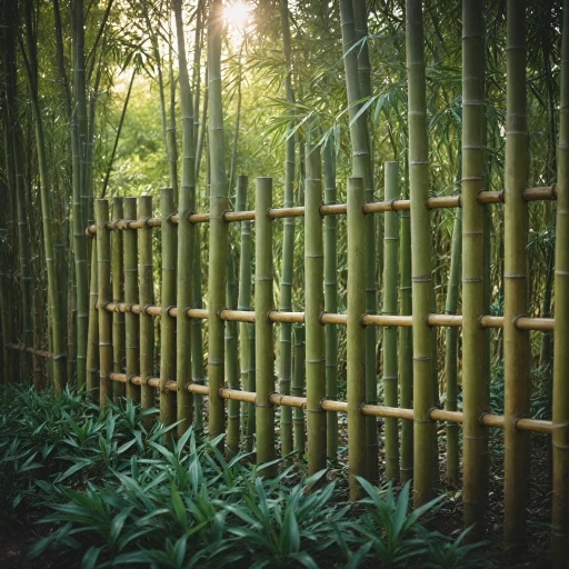 L'Art du Bambou : Une Clôture Naturelle et Esthétique