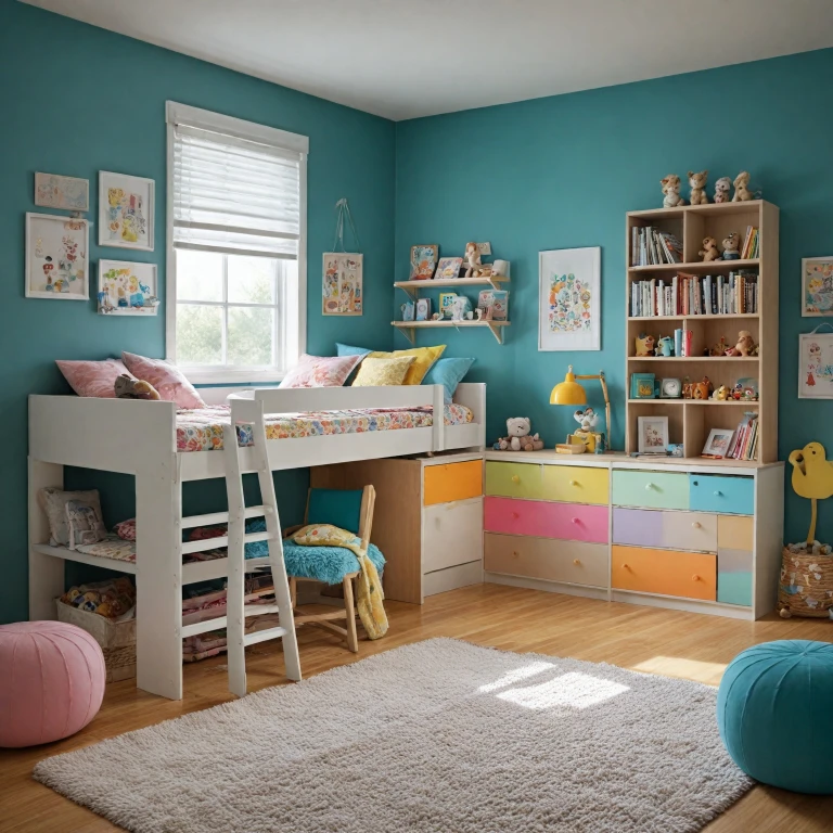 Aménagement de la chambre des petits : des meubles qui font la différence